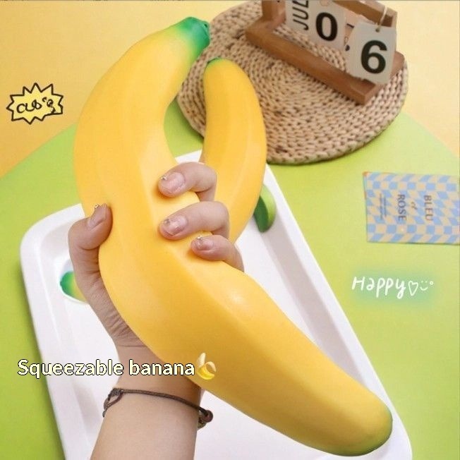 45cm Giant Banana Squeeze Stress Toy