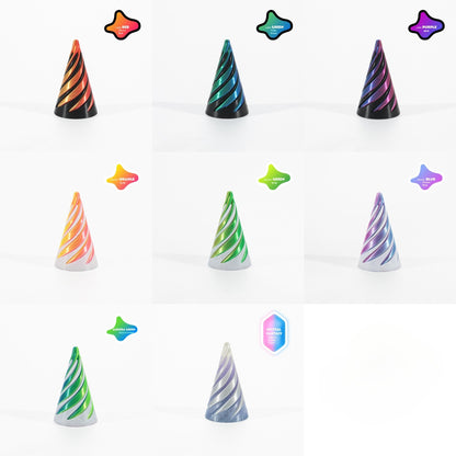 3D Spinning Pyramid Toy - Decompression