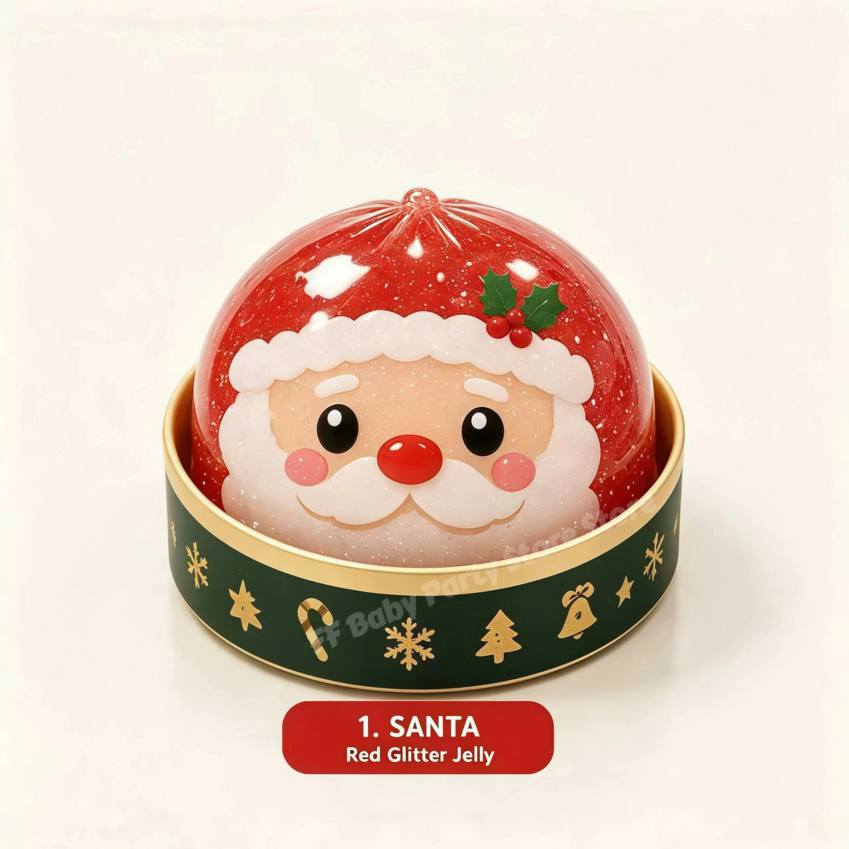 Christmas Dumpling Squishy Fidget Toys in Six Designs