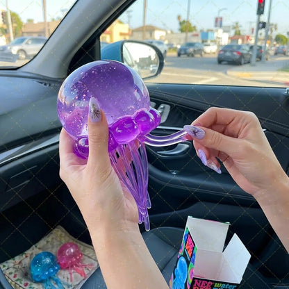 Jellyfish Squishy Sensory Fidget Toy with Tentacles