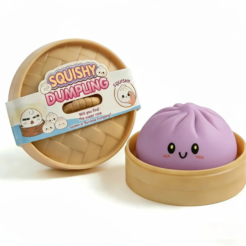 Slow-Rising Dumpling Bun Squishy Sensory Fidget Toy