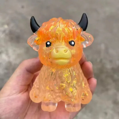Highland Cow Slow-Rising Squishy Sensory Fidget Toy