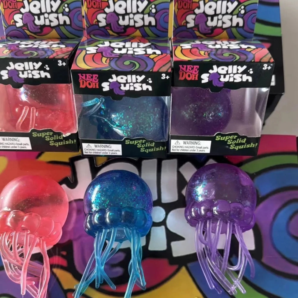 Jellyfish Squishy Sensory Fidget Toy with Tentacles