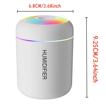 180 ml Mini USB Humidifier with Multicolor Lighting