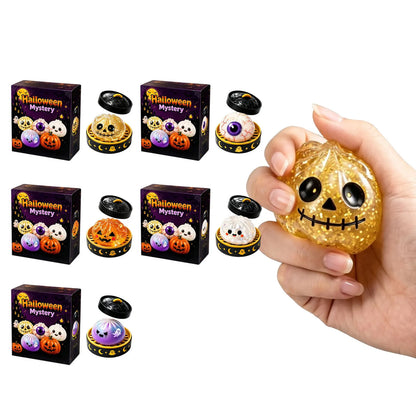 Halloween Squishy Fidget Toys with Gift Box, 5.5cm