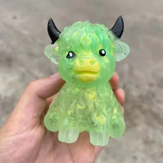Highland Cow Slow-Rising Squishy Sensory Fidget Toy