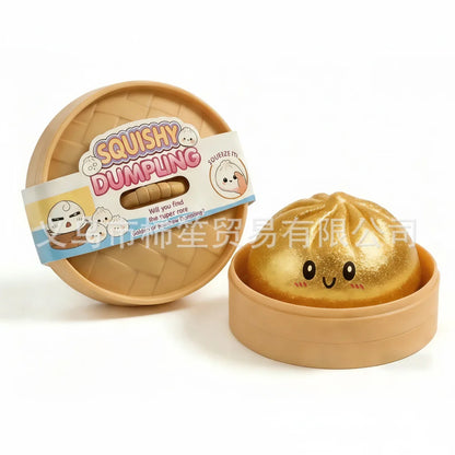 Slow-Rising Dumpling Bun Squishy Sensory Fidget Toy