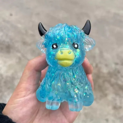 Highland Cow Slow-Rising Squishy Sensory Fidget Toy