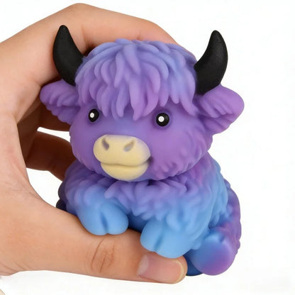 Highland Cow Slow-Rising Squishy Sensory Fidget Toy