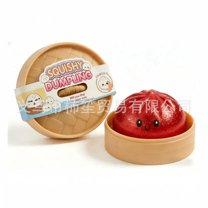 Slow-Rising Dumpling Bun Squishy Sensory Fidget Toy