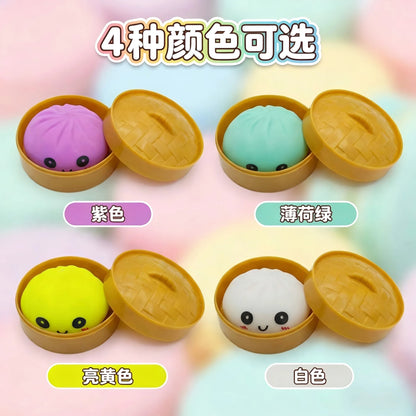 Slow-Rising Dumpling Bun Squishy Sensory Fidget Toy