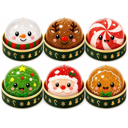 Christmas Dumpling Squishy Fidget Toys in Six Designs