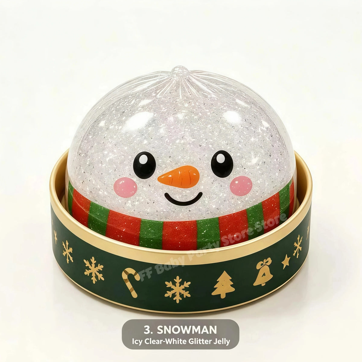 Christmas Dumpling Squishy Fidget Toys in Six Designs