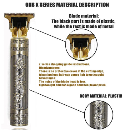 T9 Rechargeable Beard Trimmer for Hair Detailing