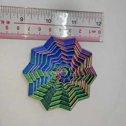 3D-Printed Expanding Spiral Star Sensory Fidget Toy