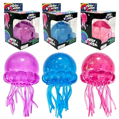 Jellyfish Squishy Sensory Fidget Toy with Tentacles
