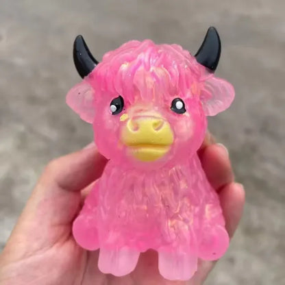 Highland Cow Slow-Rising Squishy Sensory Fidget Toy