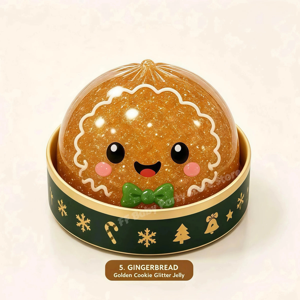 Christmas Dumpling Squishy Fidget Toys in Six Designs