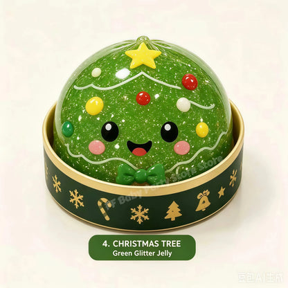 Christmas Dumpling Squishy Fidget Toys in Six Designs
