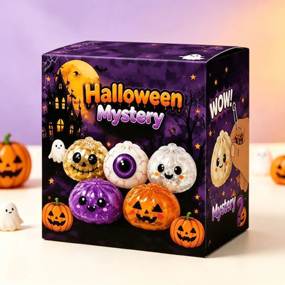 Halloween Squishy Fidget Toys with Gift Box, 5.5cm