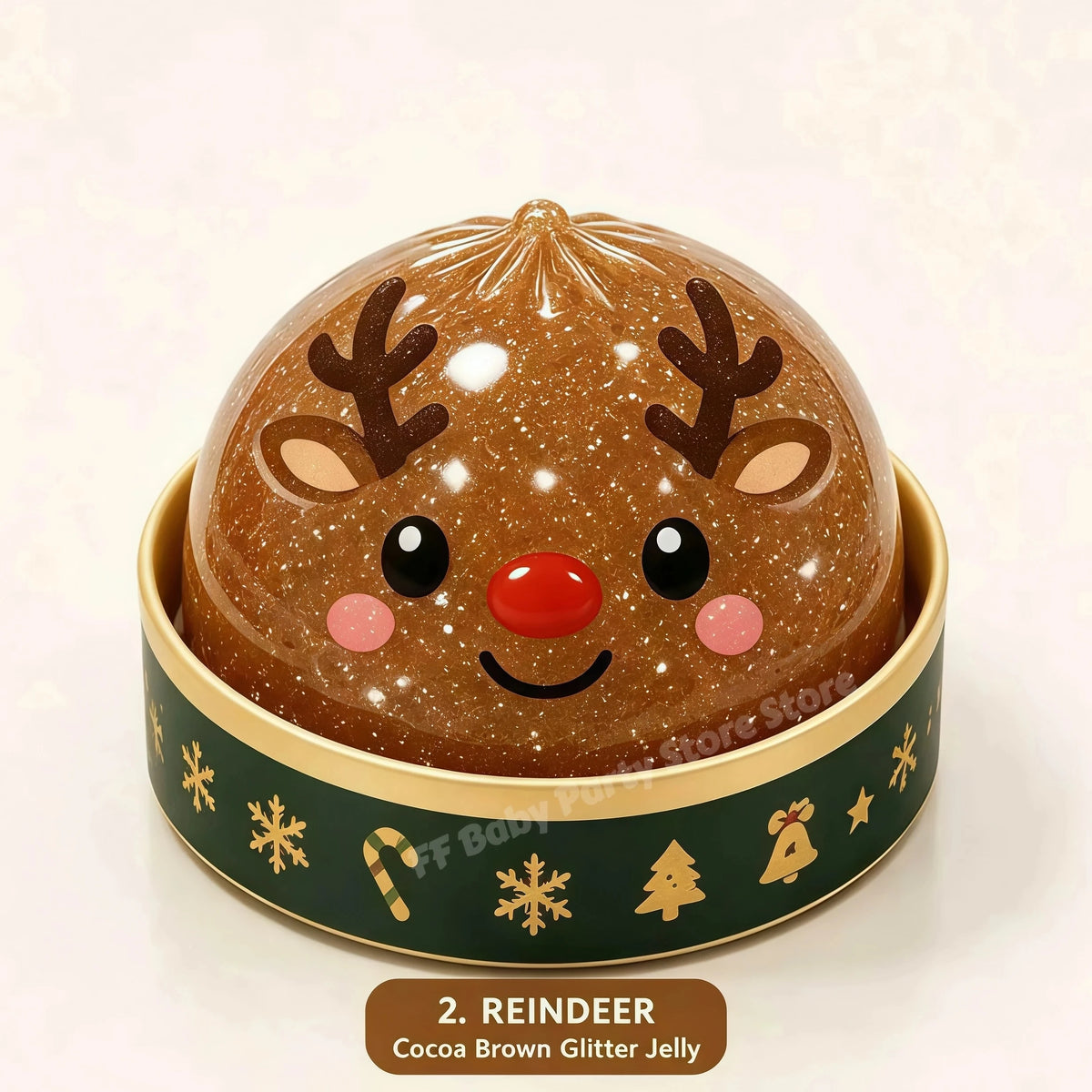 Christmas Dumpling Squishy Fidget Toys in Six Designs