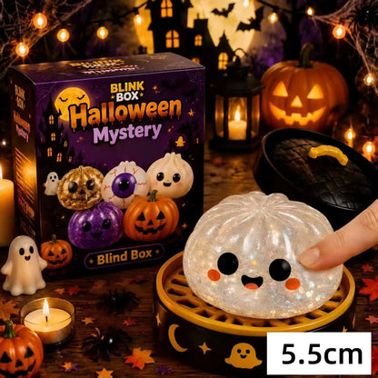 Halloween Squishy Fidget Toys with Gift Box, 5.5cm