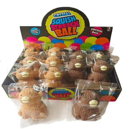 Scottish Highland Cow Slow-Rebound Squishy Fidget Toy