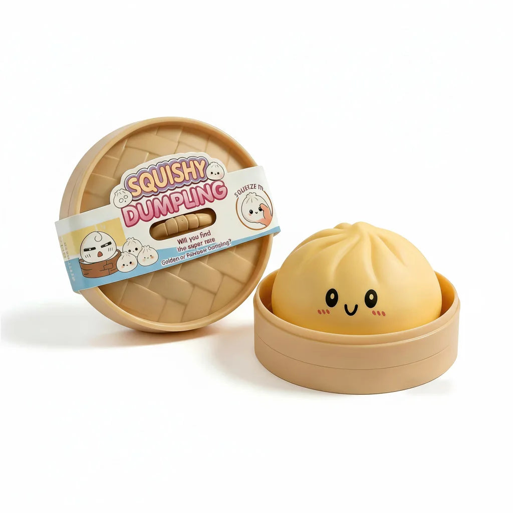 Slow-Rising Dumpling Bun Squishy Sensory Fidget Toy