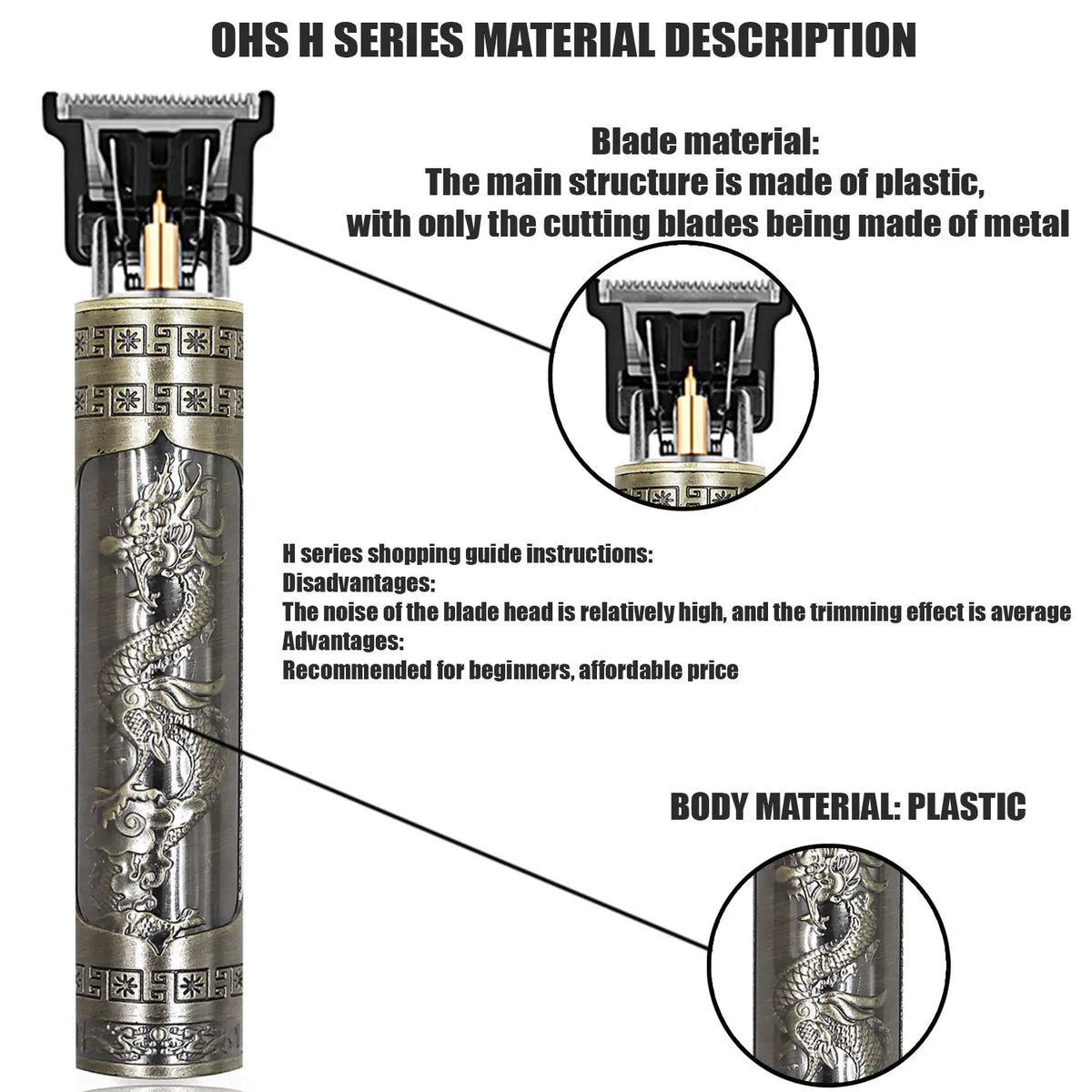 T9 Rechargeable Beard Trimmer for Hair Detailing
