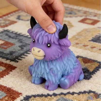Highland Cow Slow-Rebound Squishy Toy, Random Color