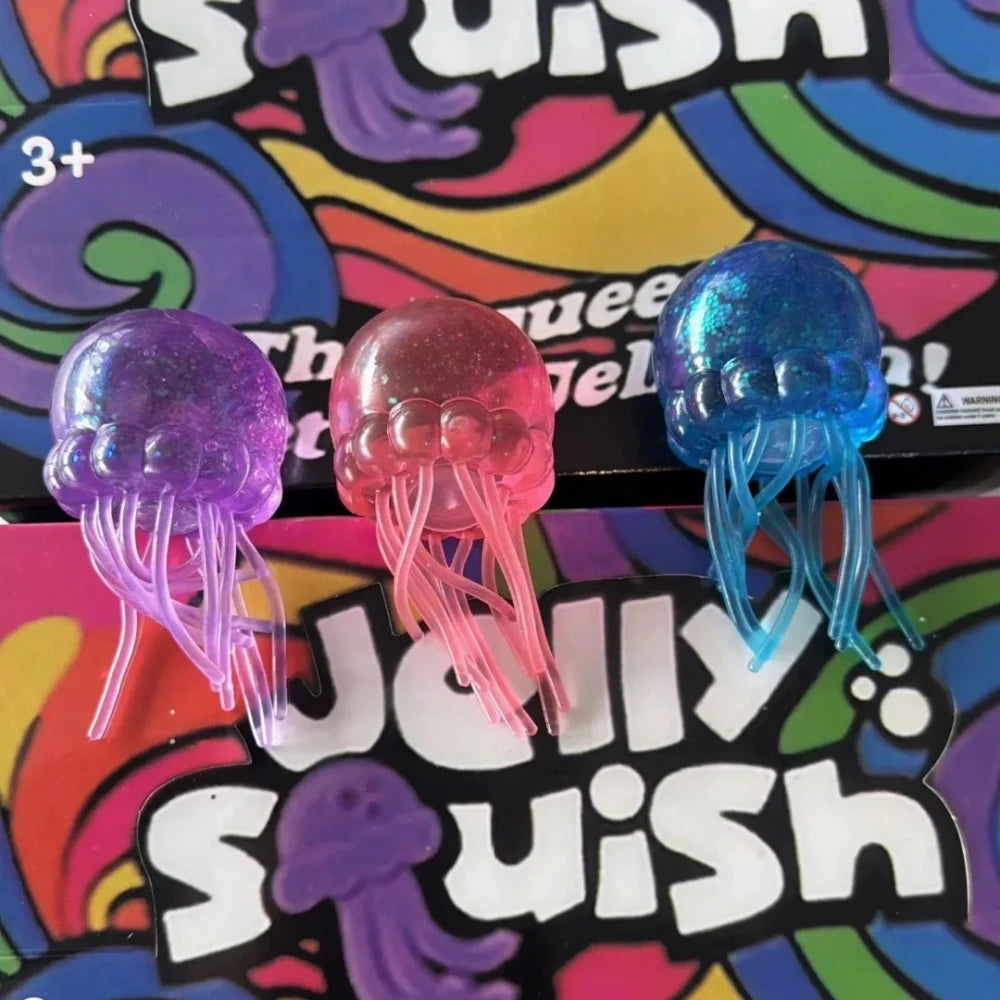 Jellyfish Squishy Sensory Fidget Toy with Tentacles