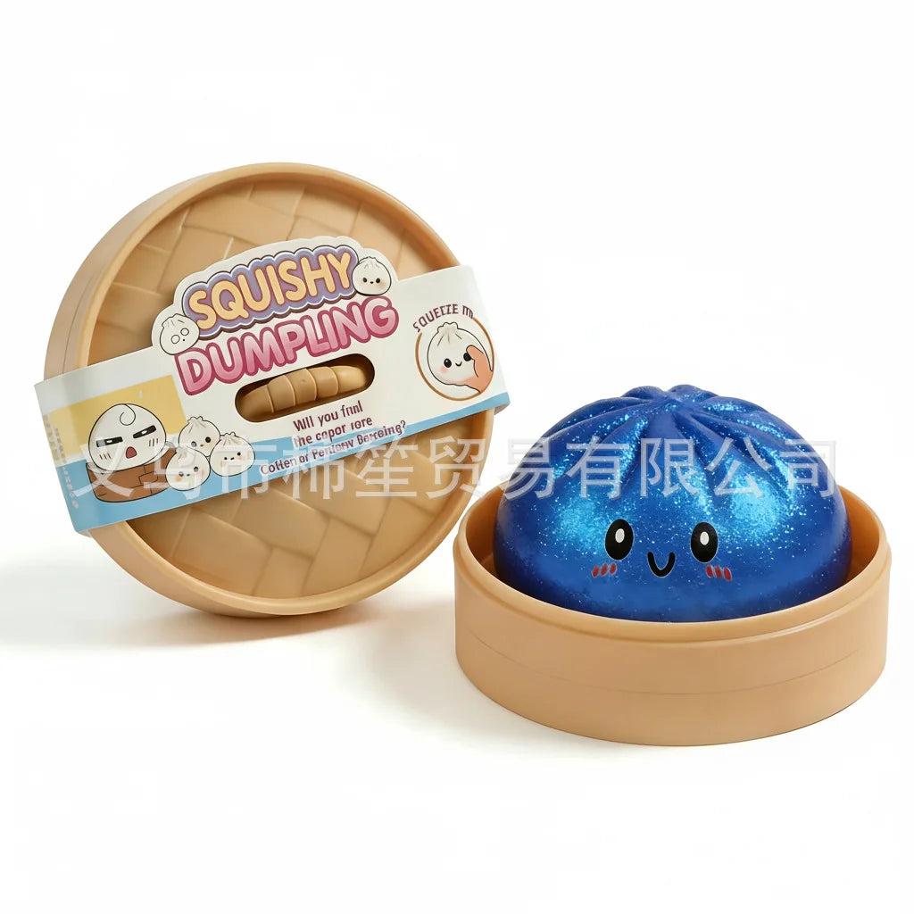 Slow-Rising Dumpling Bun Squishy Sensory Fidget Toy