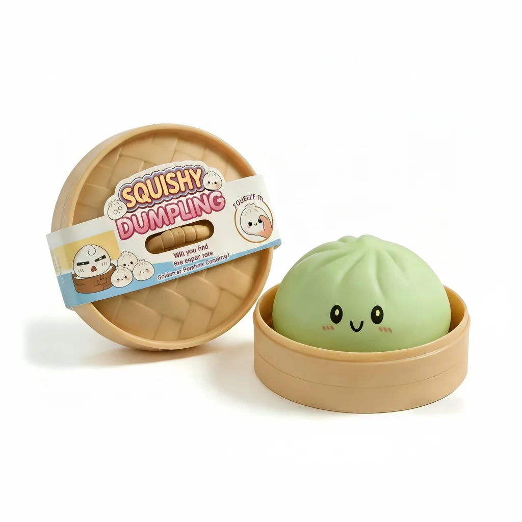 Slow-Rising Dumpling Bun Squishy Sensory Fidget Toy