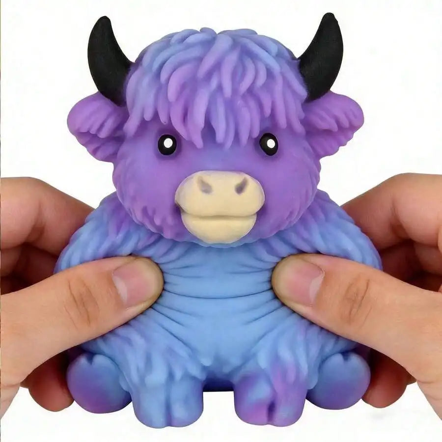Highland Cow Slow-Rebound Squishy Toy, Random Color