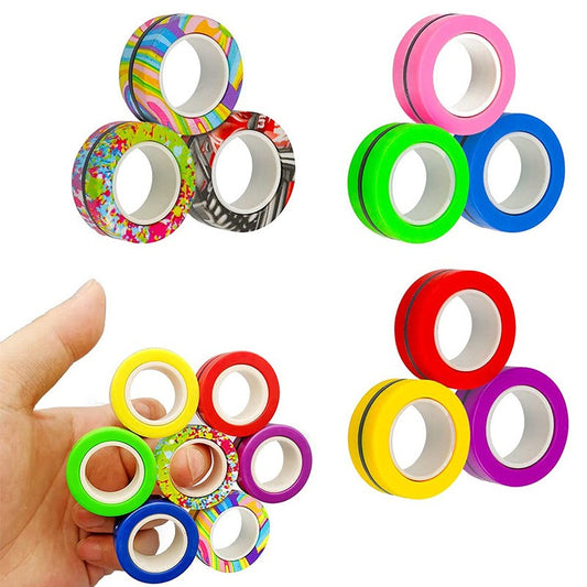 Camouflage Moonlight Magnetic Spinning Top Set