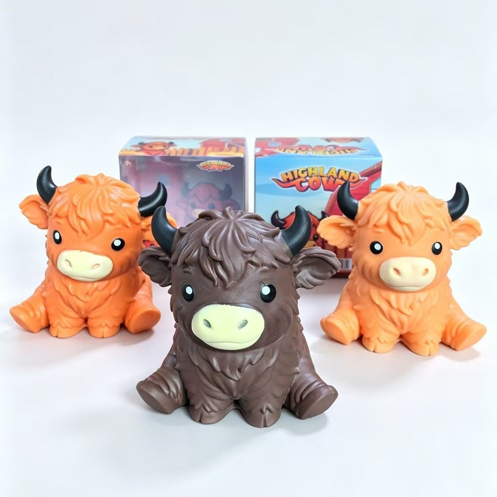 Highland Cow Squeeze Stress Relief Toy
