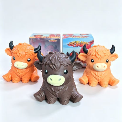 Highland Cow Squeeze Stress Relief Toy