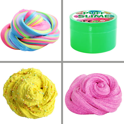 Cotton Mud Slime PUFF DIY Stress Relief Toy